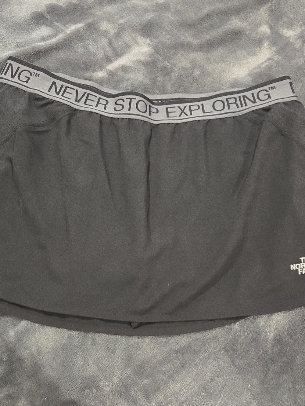 The North Face Black Athletic Skirt with Branded Waistband
